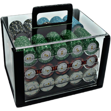 HEAVY DUTY CHIP CARRIER WITH 6PCS CHIPS TRAY (600 CAPACITY) MRCpoker
