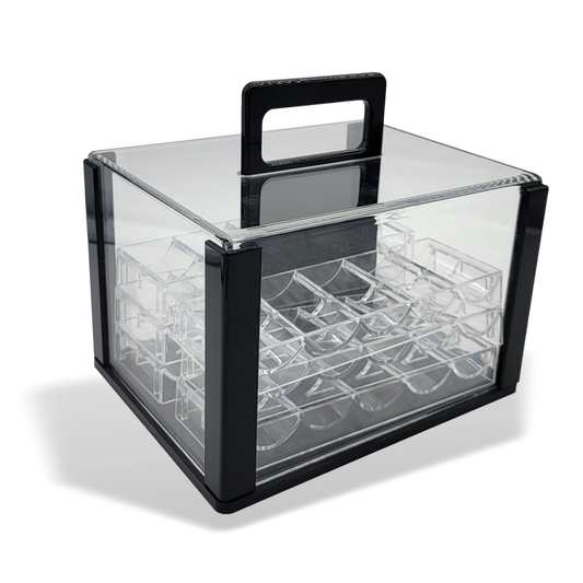 HEAVY DUTY CHIP CARRIER WITH 6PCS CHIPS TRAY (600 CAPACITY) MRCpoker