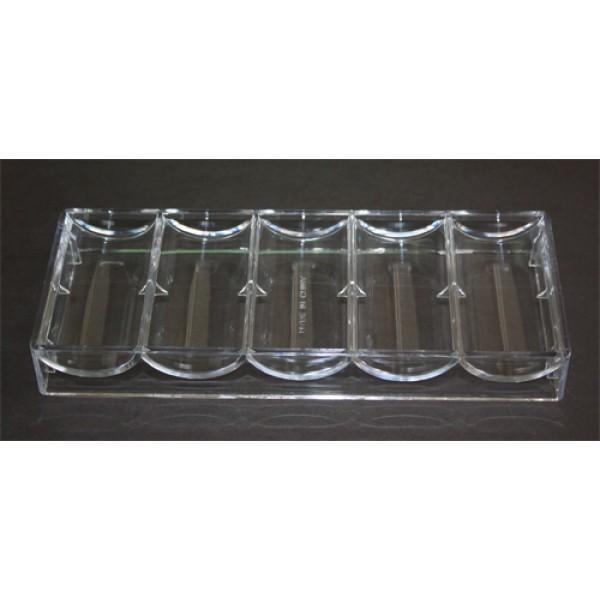 ACRYLIC POKER CHIPS RACKS (100 CAPACITY) MRCpoker