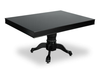 The Mini Monarch 2-in-1 Luxurious 8-Player Poker/Dining Table - Black MRCpoker