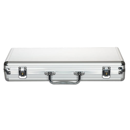 Silver Aluminum Poker Chip Case - 300 Chip Capacity MRCpoker