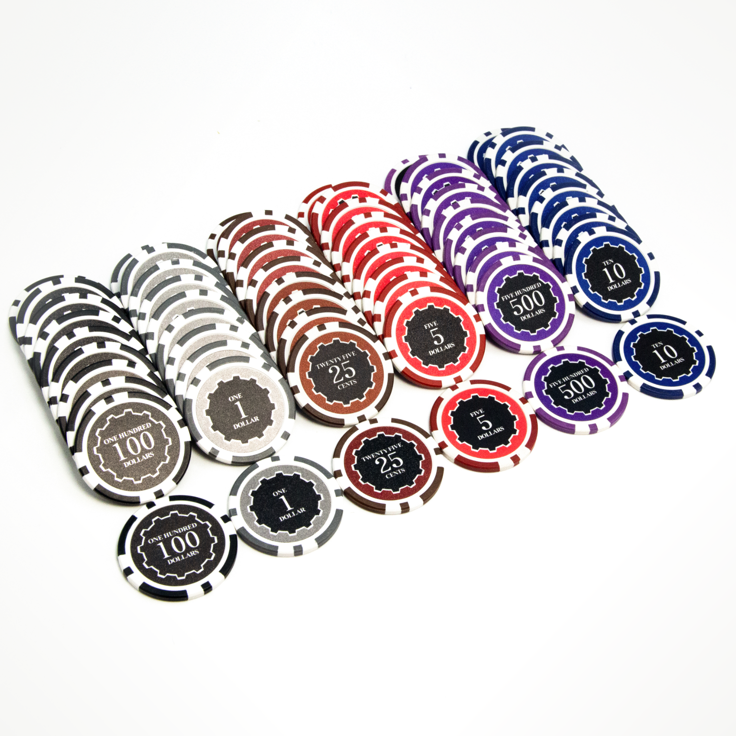 600 PCS 14g Eclipse Poker Chips Set with High-end Acrylic Case and Chip Trays MRCpoker
