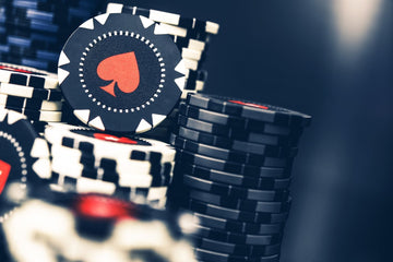 Professional custom poker chips set in a premium carrying case for gift ideas at MRC Poker Canada