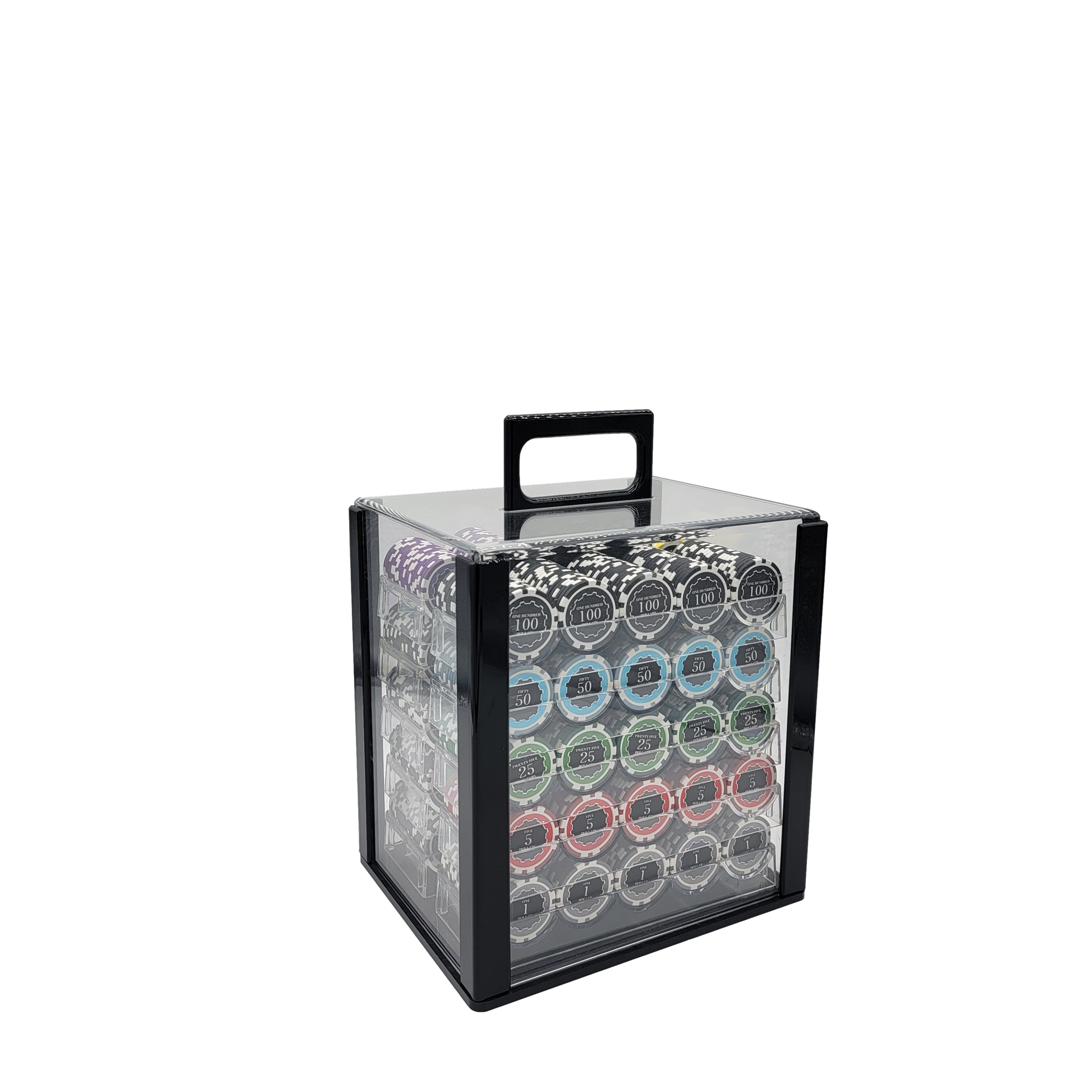 1000 PCS 14g Eclipse Poker Chips Set with Acrylic Case MRCpoker