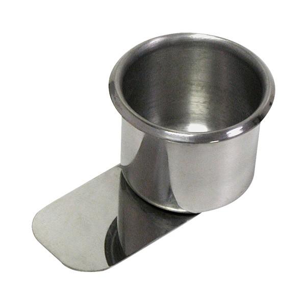 10PCS STAINLESS STEEL POKER TABLE SLIDE UNDER CUP HOLDER REGULAR SIZE MRCpoker