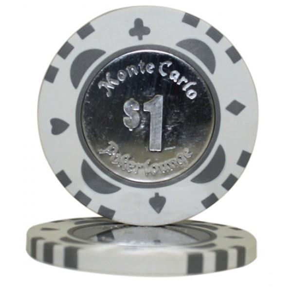 MONTE CARLO COIN INLAY POKER CHIP ROLLS MRCpoker