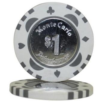 MONTE CARLO COIN INLAY POKER CHIP ROLLS MRCpoker