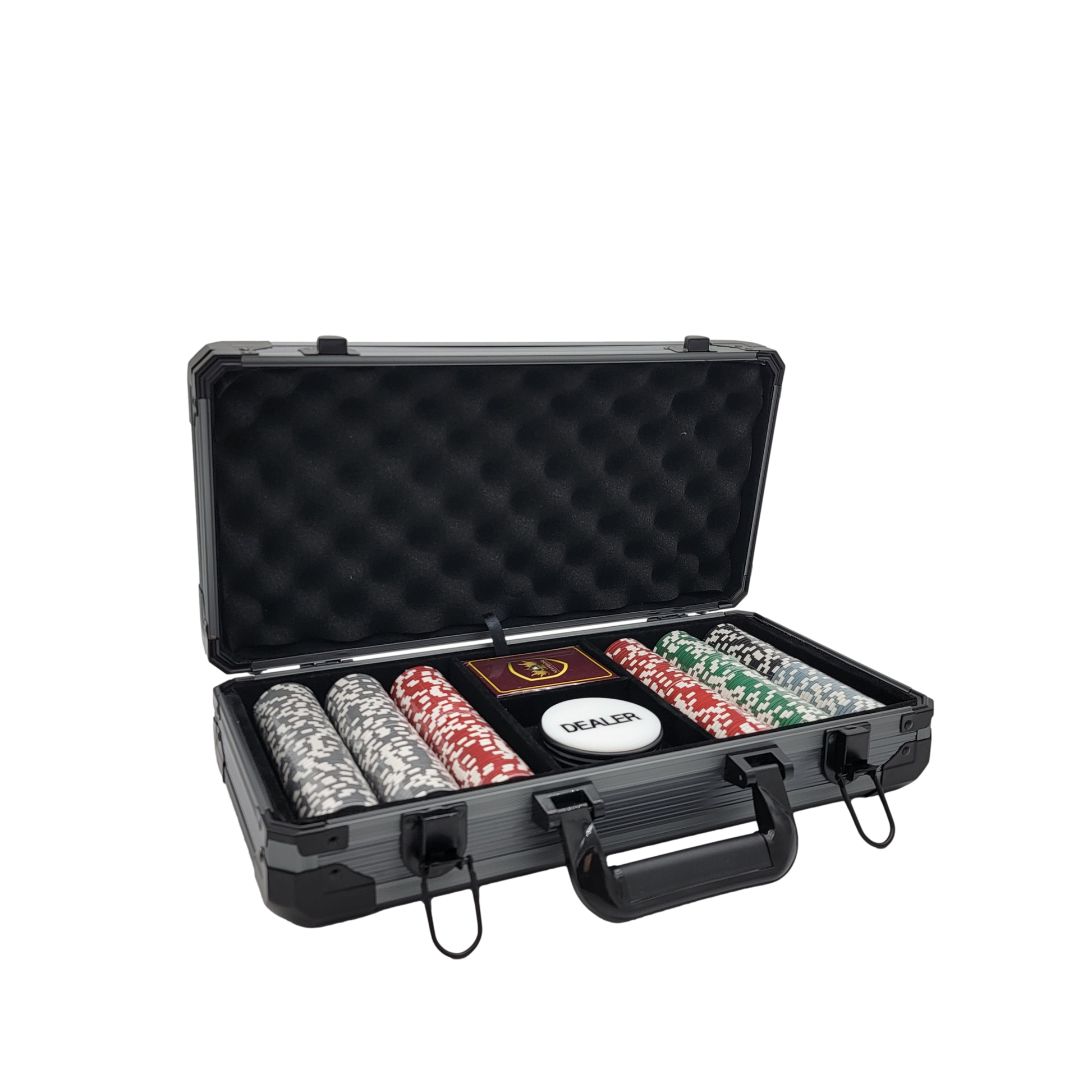 300 PCS 14g Eclipse Poker Chips Set with Black Aluminum Case MRCpoker