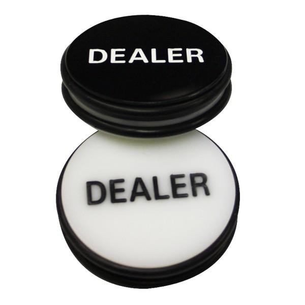 3 INCH DEALER PUCK ENGRAVED CASINO QUALITY MRCpoker