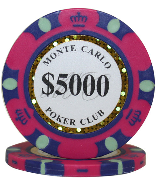 MONTE CARLO POKER CLUB POKER CHIP ROLLS MRCpoker