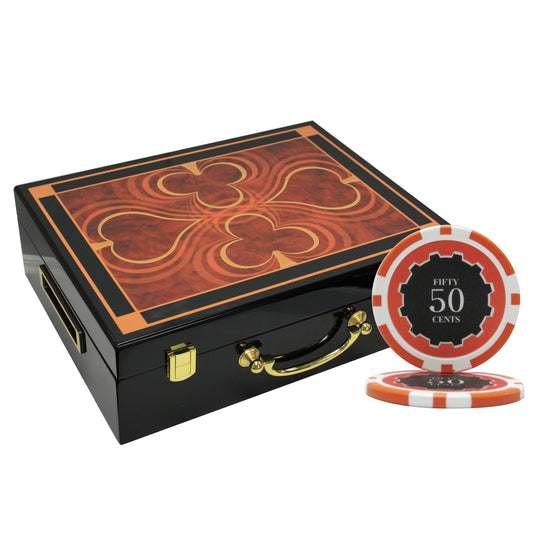 500 PCS 14g Eclipse Poker Chips Set with High Gloss Case