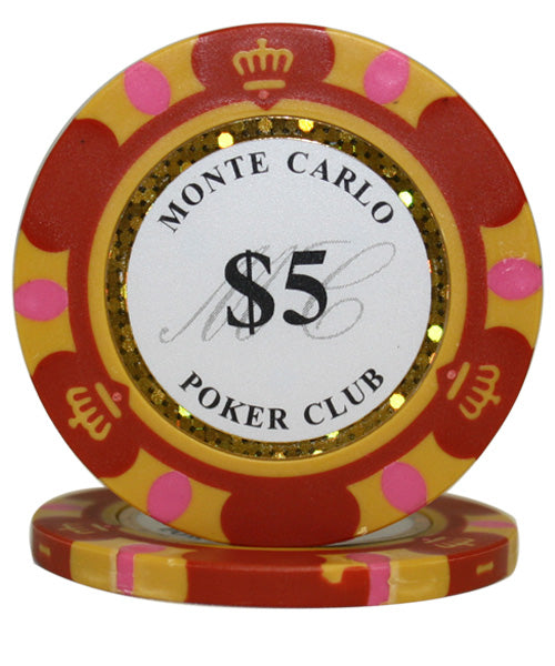 MONTE CARLO POKER CLUB POKER CHIP ROLLS MRCpoker