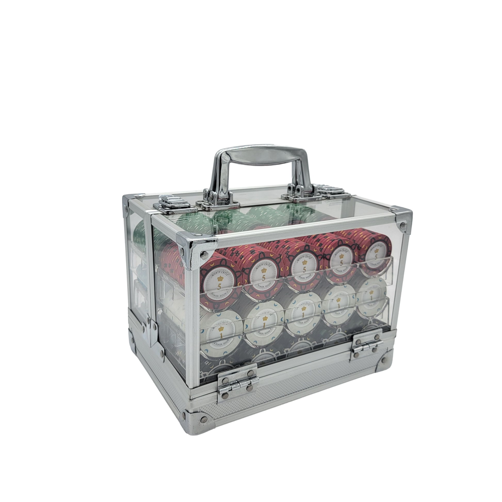 600 PCS 14g Monte Carlo Poker Room Poker Set with Acrylic Case MRCpoker