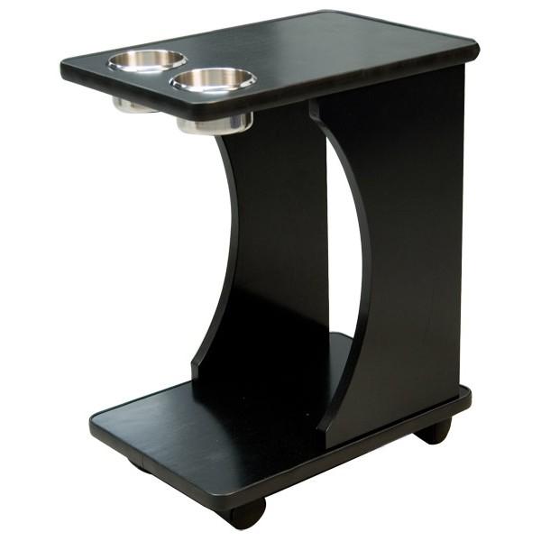 CLASSIC POKER TABLE DRINK CARTS - BLACK MRCpoker