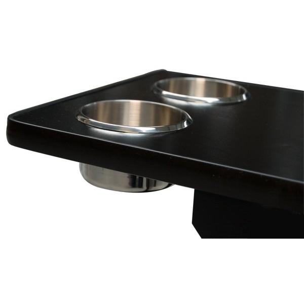 CLASSIC POKER TABLE DRINK CARTS - BLACK MRCpoker