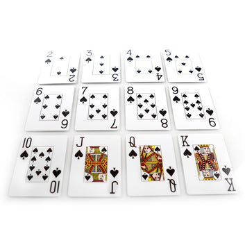 KEM ARROW RED/BLUE WIDE JUMBO PLASTIC PLAYING CARDS