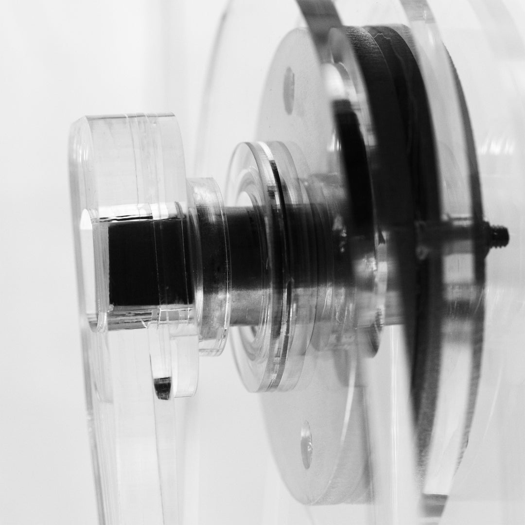 LARGE SIZE CLEAR ACRYLIC RAFFLE DRUM HOLDS UP TO 10,000 TICKETS MRCpoker