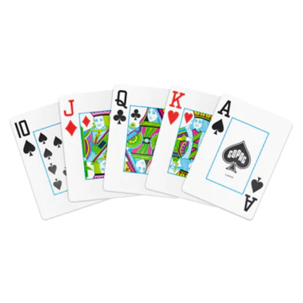 COPAG ELITE 100% PLASTIC PLAYING CARDS - POKER SIZE JUMBO INDEX RED SINGLE DECK MRCpoker
