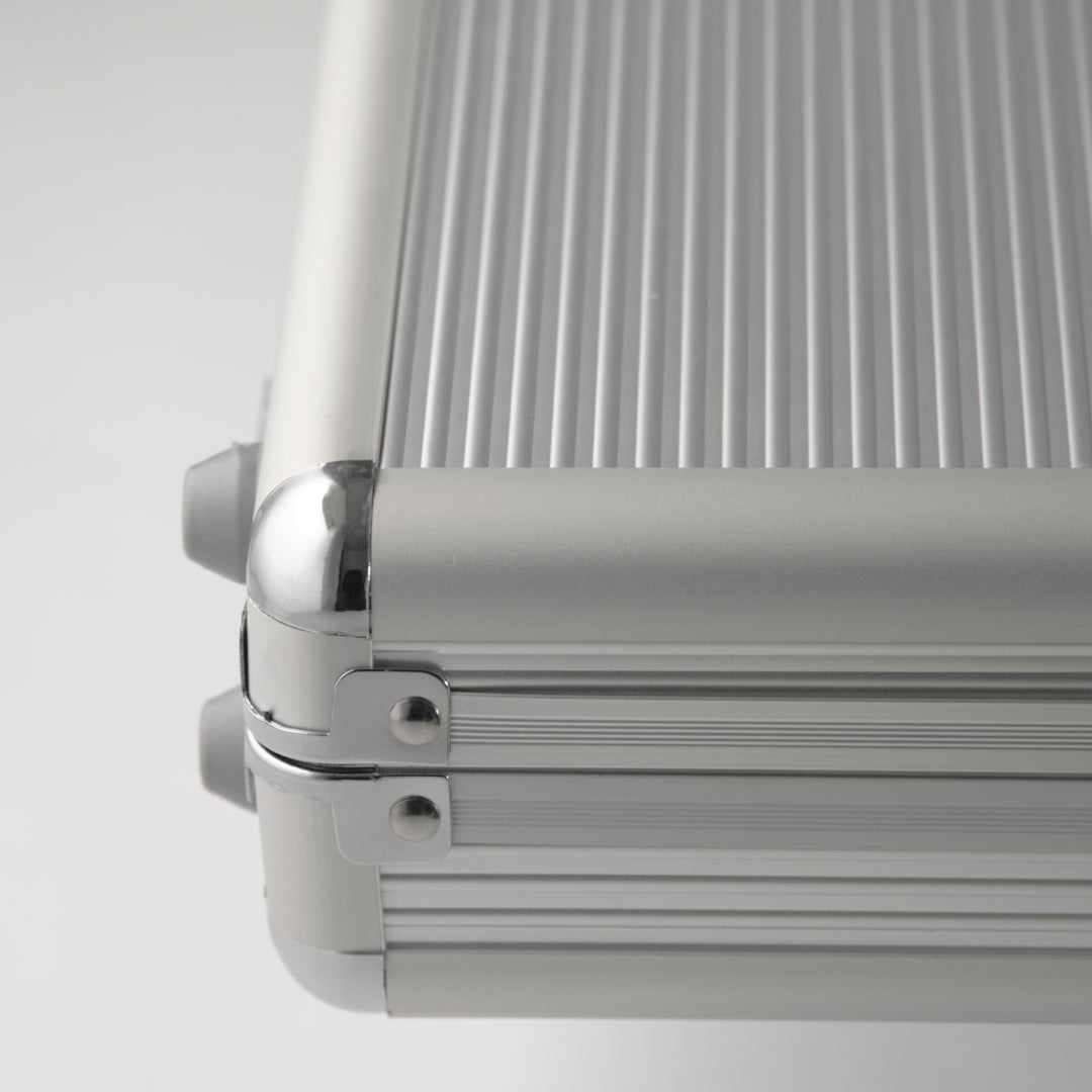 Silver Aluminum Poker Chip Case - 300 Chip Capacity MRCpoker