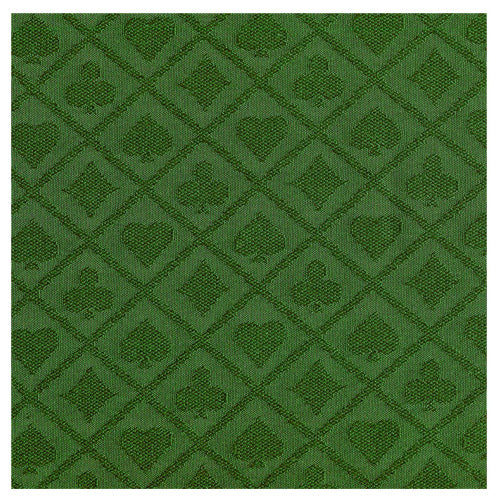 SUITED SPEED POKER TABLE CLOTH WATERPROOF - GREEN MRCpoker