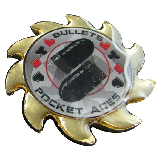 BULLETS POCKET ACES POKER CARD GUARD