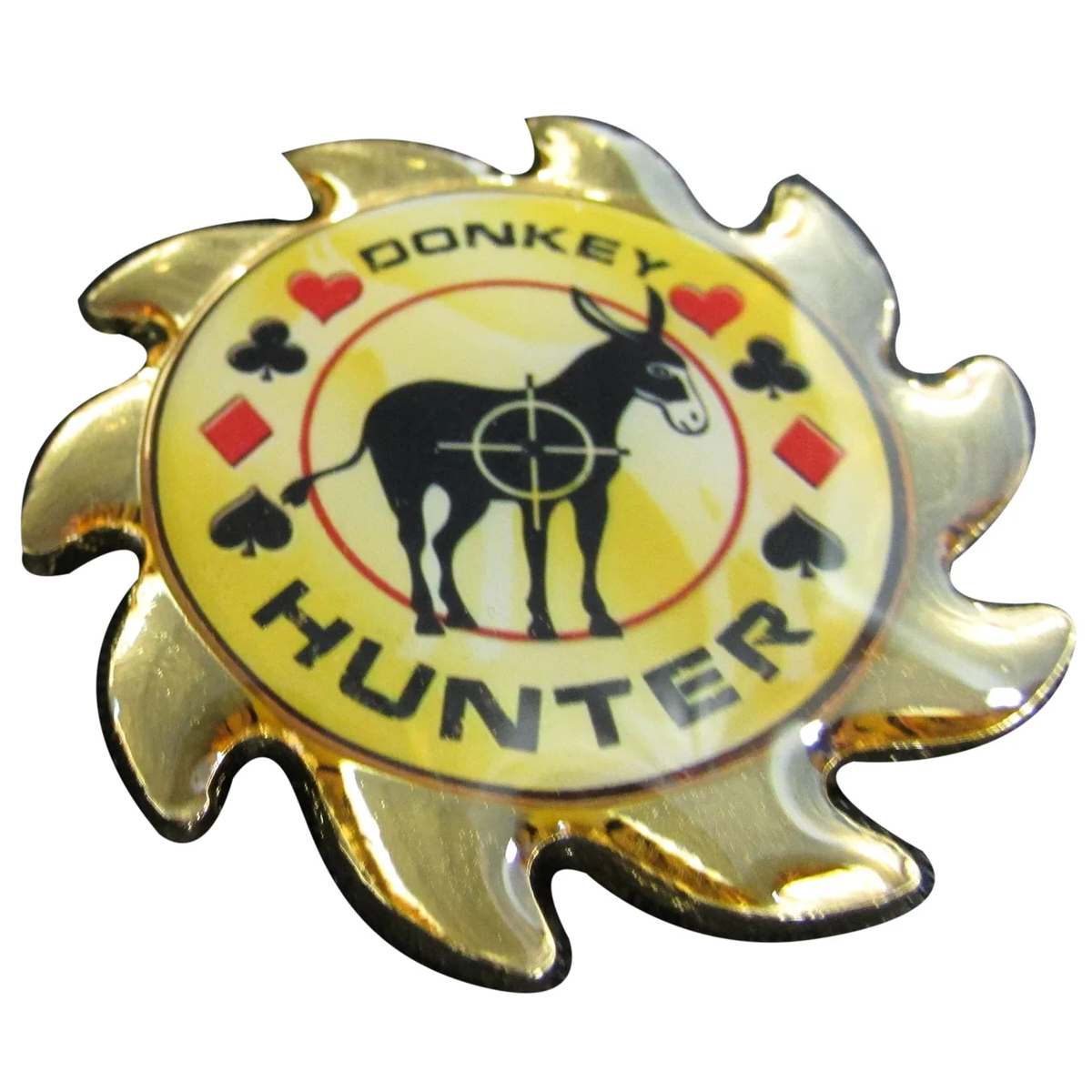 DONKEY HUNTER POKER CARD GUARD MRCpoker