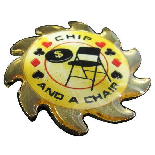 CHIP AND A CHAIR POKER CARD GUARD