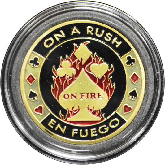 ON A RUSH POKER CARD GUARD