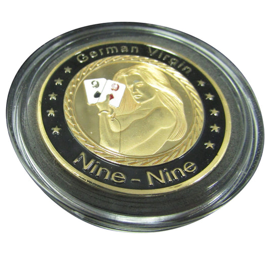 GERMAN VIRGIN POKER CARD GUARD