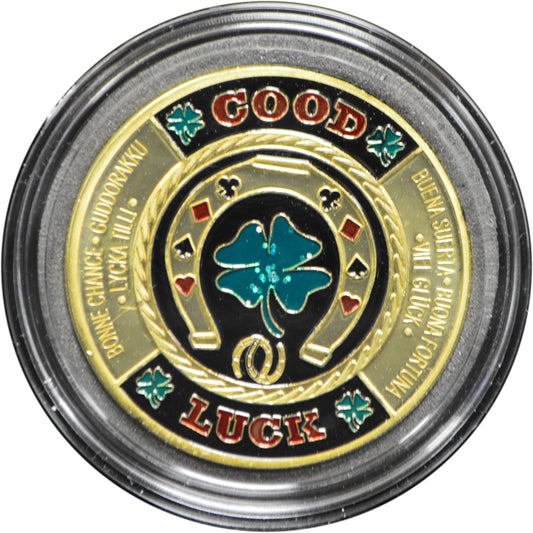 GOOD LUCK POKER CARD GUARD