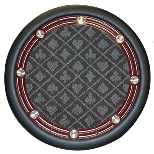 SUITED SPEED POKER TABLE CLOTH WATERPROOF - 2TONE-GRAY MRCpoker