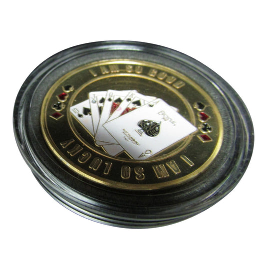 I AM SO LUCKY POKER CARD GUARD