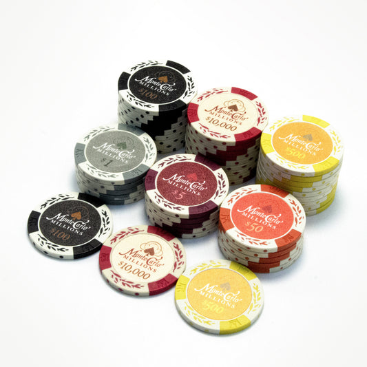MONTE CARLO MILLIONS POKER CHIP ROLLS