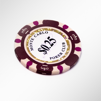 POKER CHIPS SAMPLE SET 13PCS MONTE CARLO POKER CLUB CHIPS
