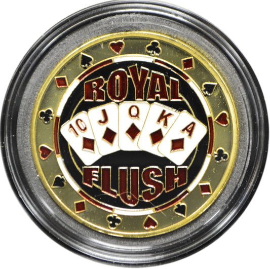 ROYAL FLUSH POKER CARD GUARD