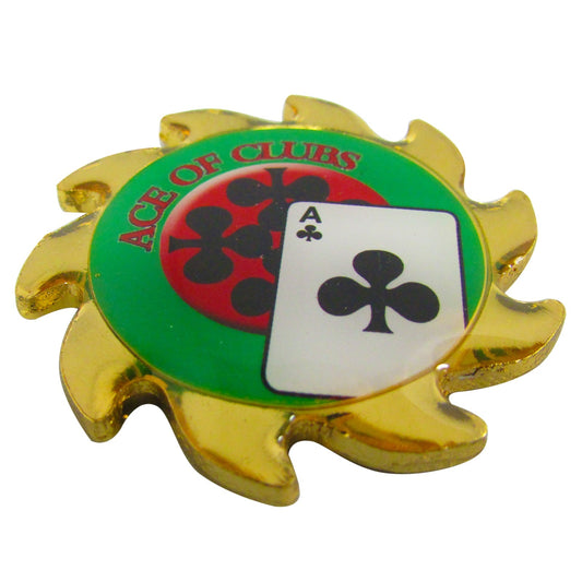 ACE OF CLUBS POKER CARD GUARD