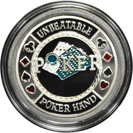 UNBEATABLE HAND POKER CARD GUARD